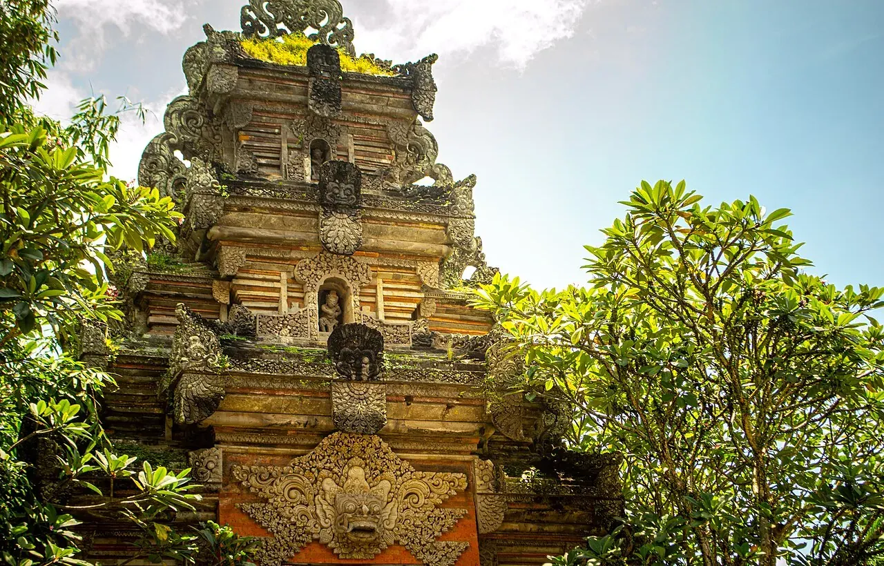 Piscine de villa à Ubud, à 15 minutes de Mas en scooter